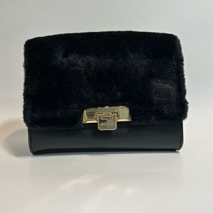 Faux fur aldo purse